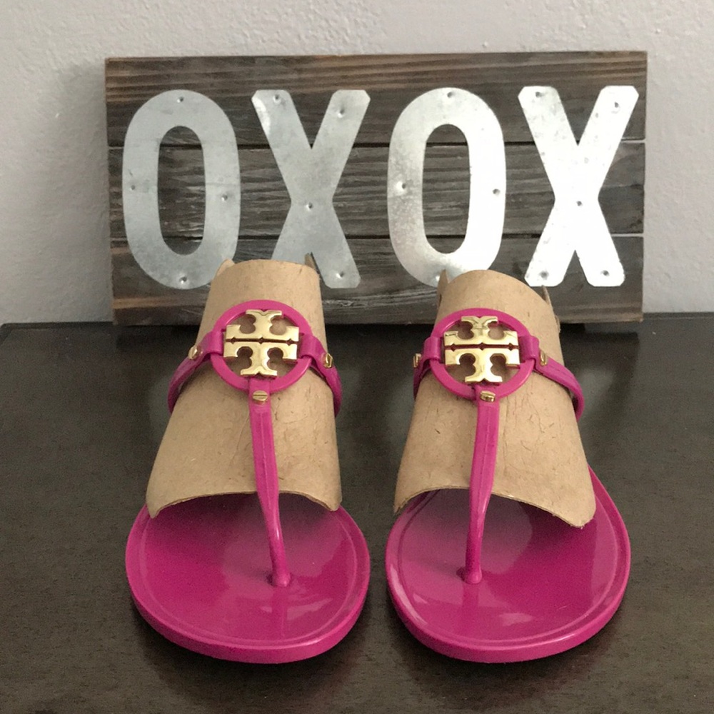 Tory Burch jelly flip flops
